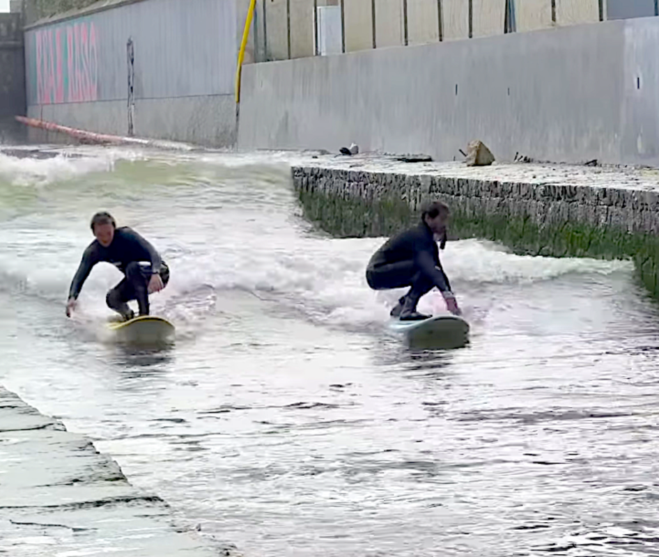 Surfers Ride ‘Longest Novelty Wave’ During Disastrous Europe Storm (Video)