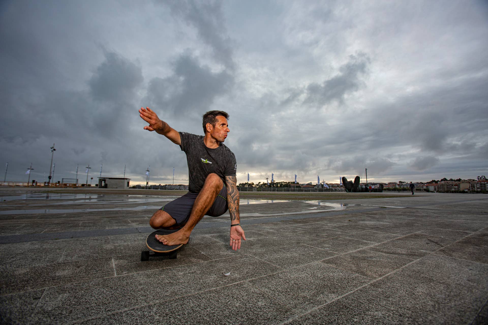 Surf skate training