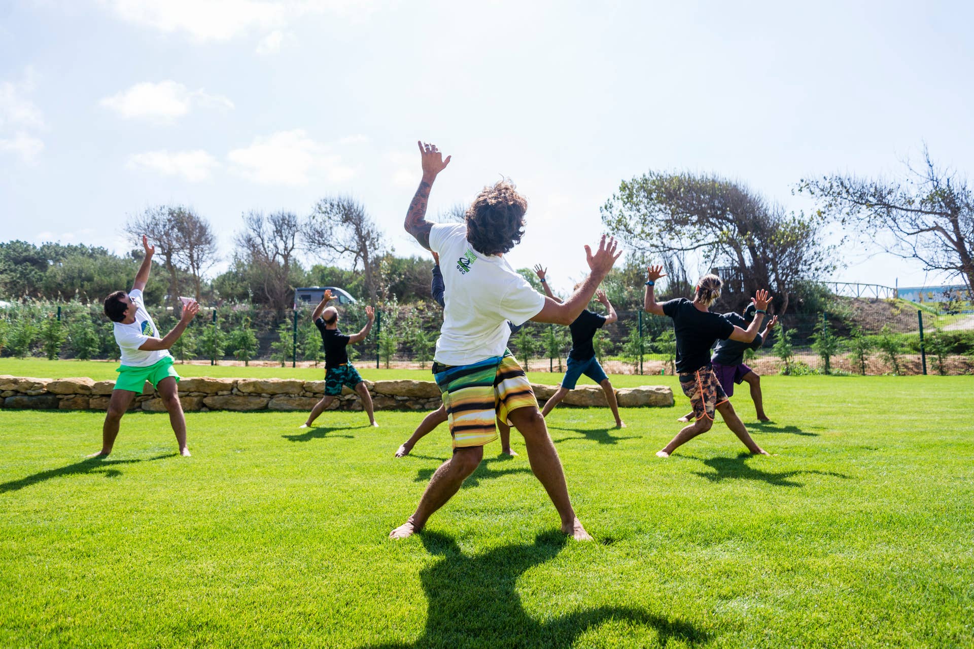 Yoga session at Surf Synergy