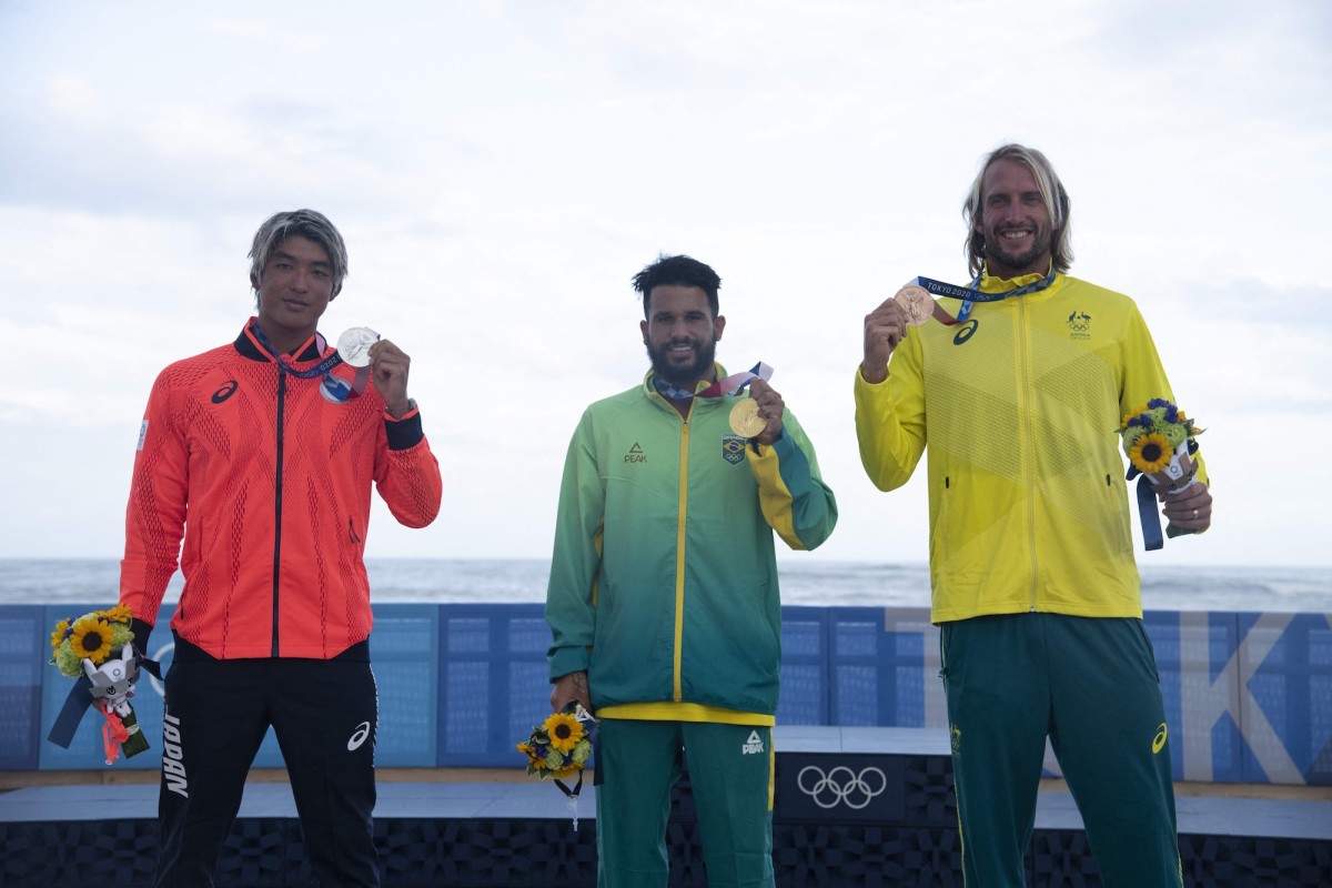 Kanoa Igarashi Olympic Medal