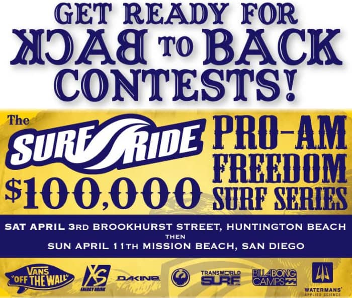 Surfride PROAM Freedom Surf Series Surfer
