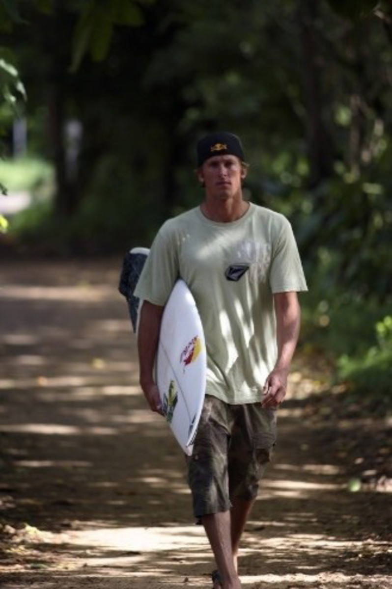 ThreeTime Pipeline Champion Bruce Irons Left Hangin' Surfer