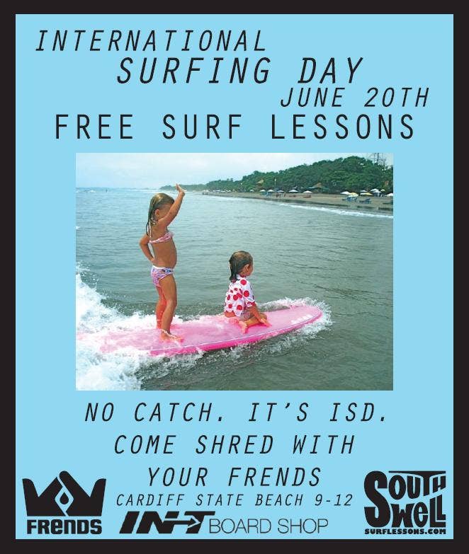 Do Less Surf Lesson South Swell Surf Lessons Offers FREE Surf Lessons - Surfer