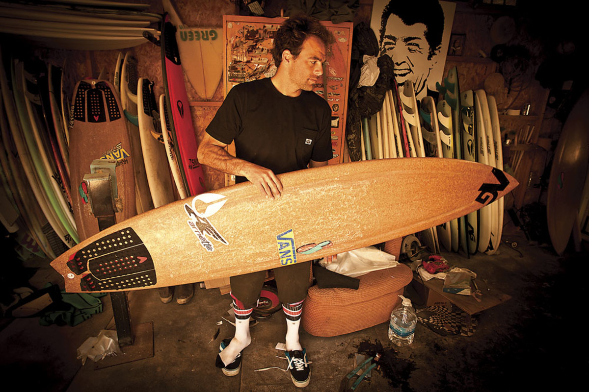 What Is He On? Nathan Fletcher's Corked Bamboo Epoxy Surfer