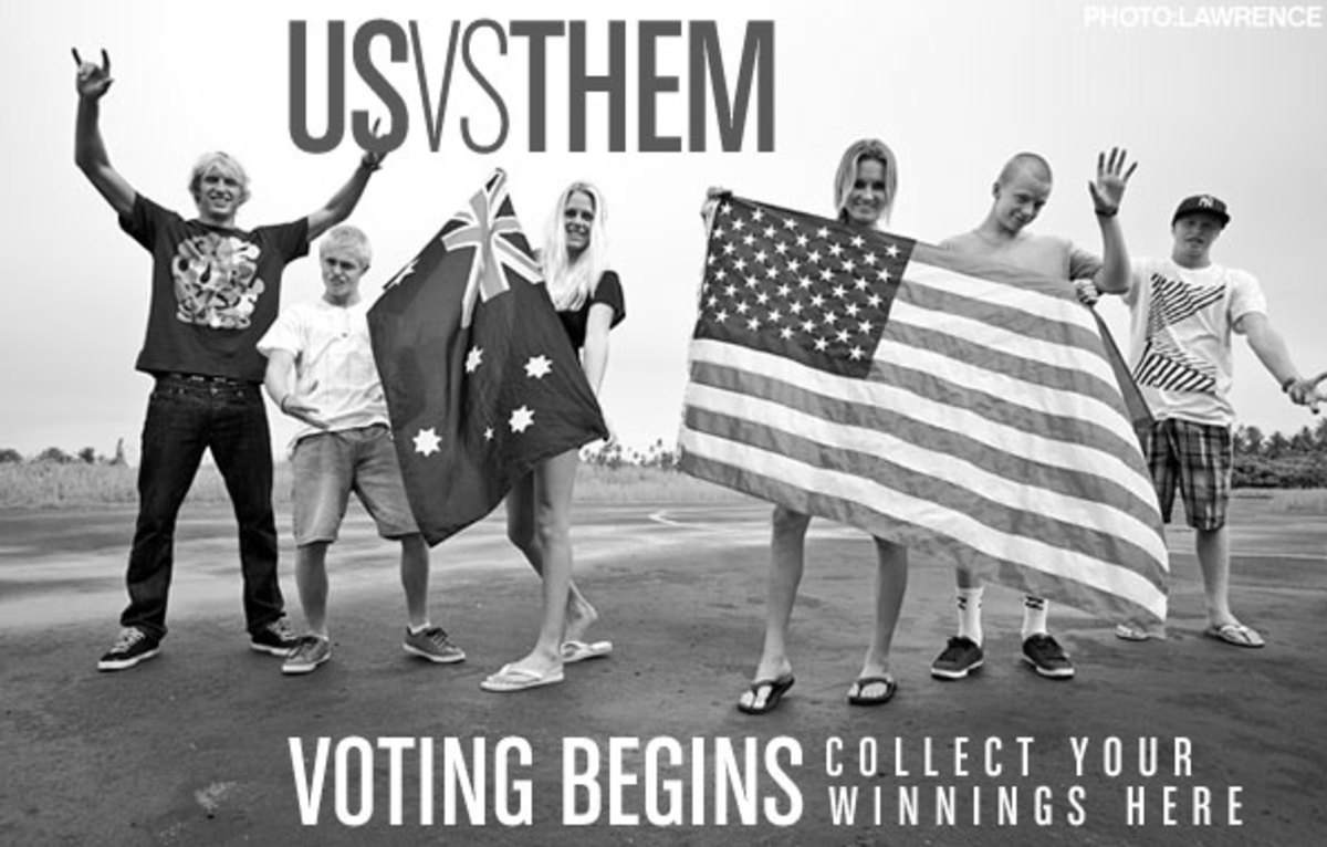 Us vs Them Voting Begins Surfer