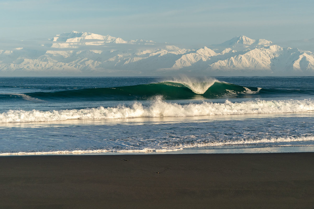 Josh Mulcoy Discovers New, Perfect Wave in Alaska sitename Surfer