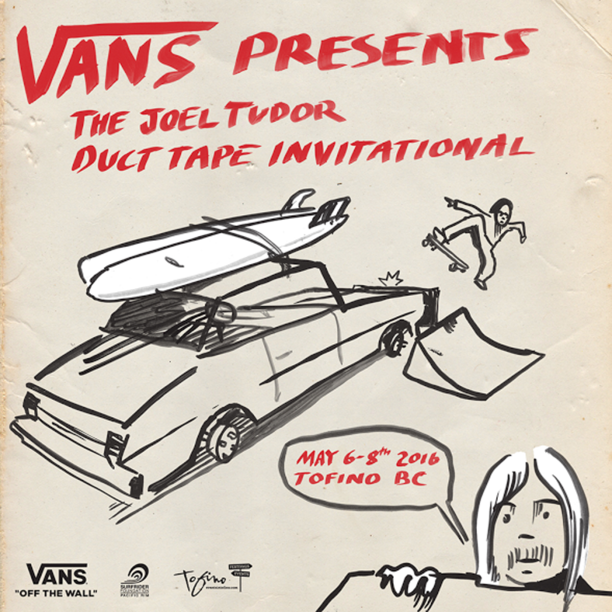 2016 Vans Joel Tudor Duct Tape Invitational Surfer