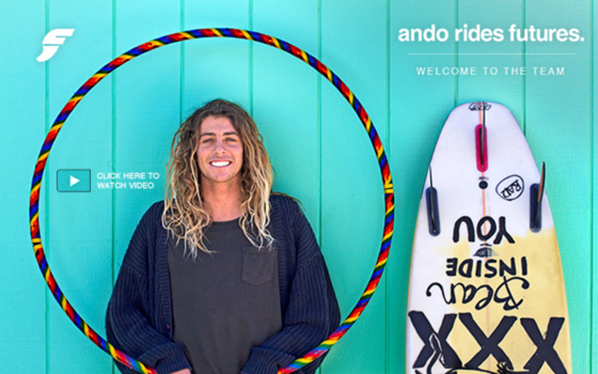Craig Anderson Joins Future Fins Surfer