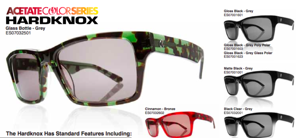 Electric hardknox sunglasses top