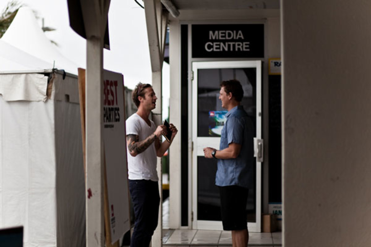 The Verizon Wireless Hawaii Junior World Team in New Zealand Surfer