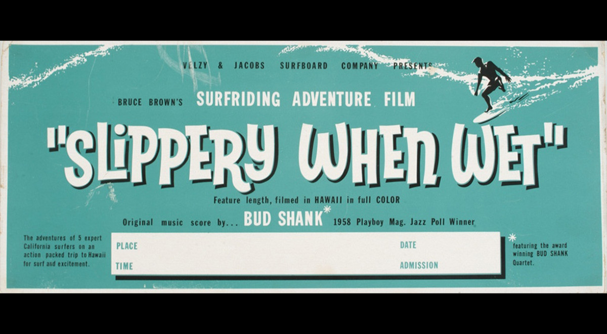 Throwback Slippery When Wet Surfer