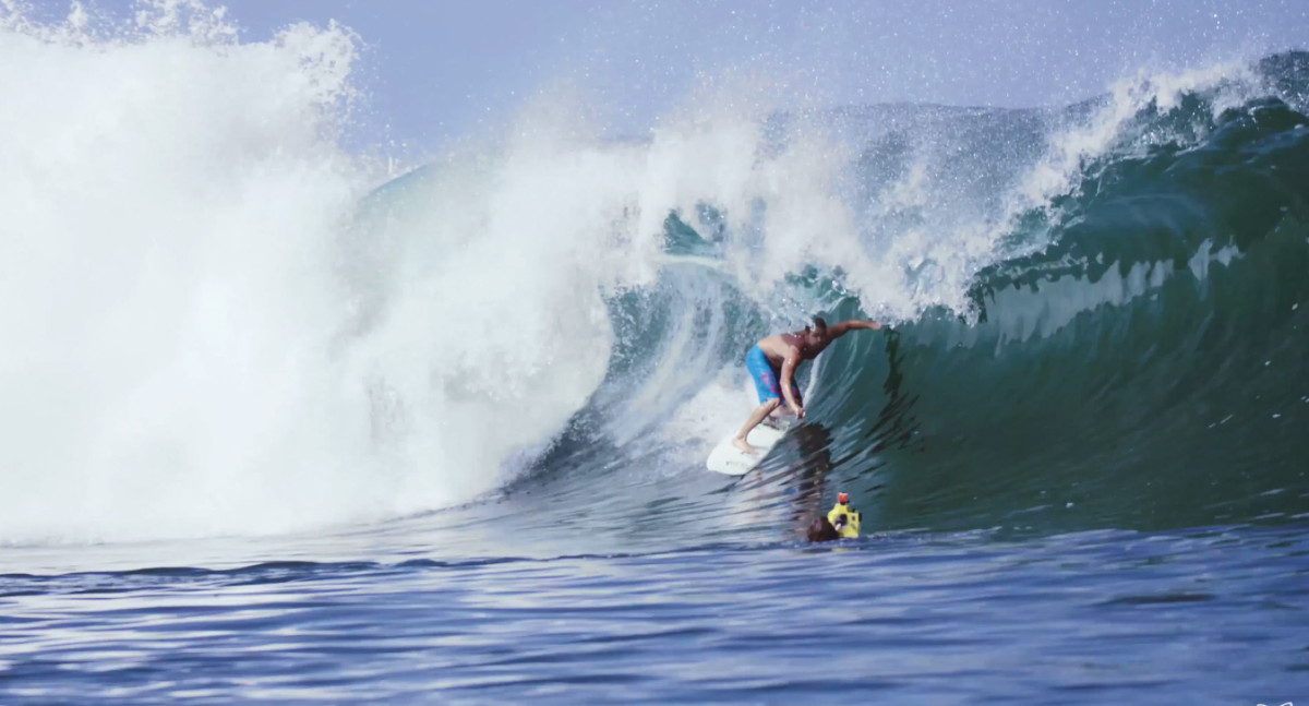 Damien Hobgood In Indonesia Surfer