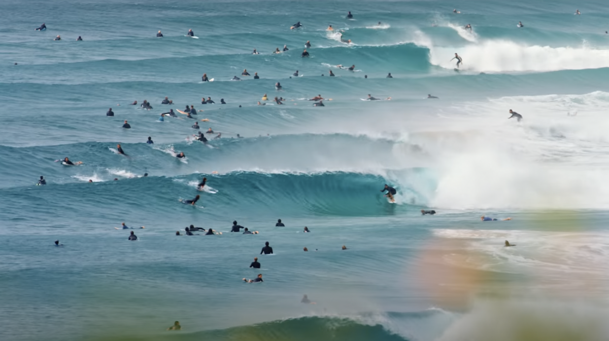 Video Is This the Most Crowded Surf Spot Ever?