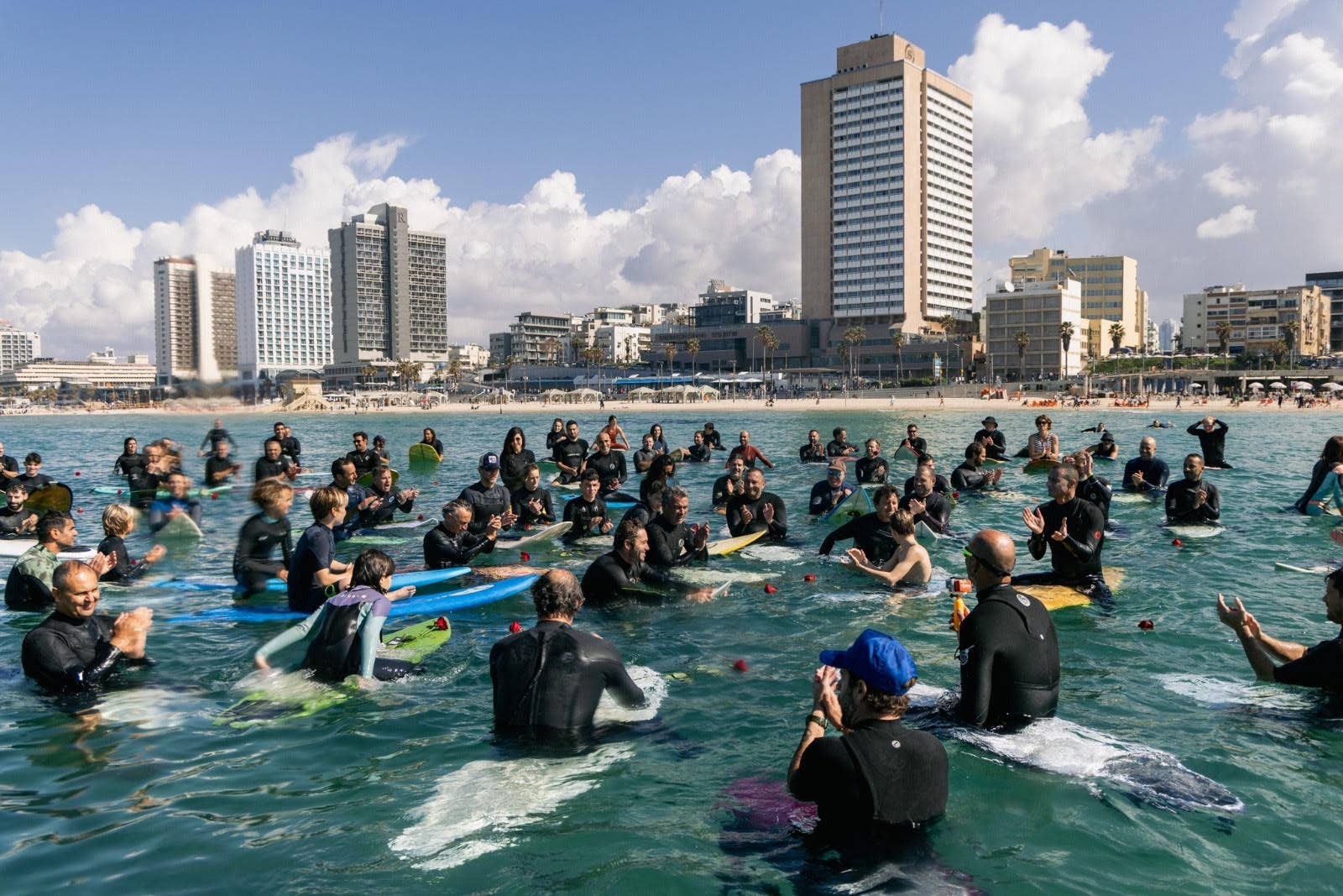 Gallery: Israel's Paddle Out for Peace and Remembrance - Surfer