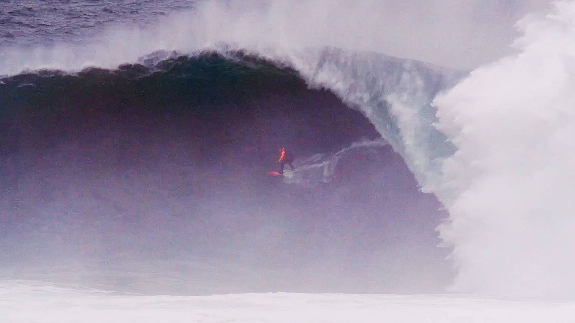 Jojo Roper From the Cliff: Jojo Roper’s Burly Mavericks Cover-Up - Surfer