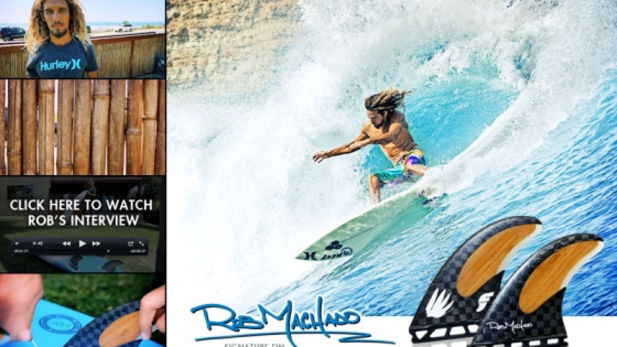 Rob Machado Releases Signature Fin - Surfer