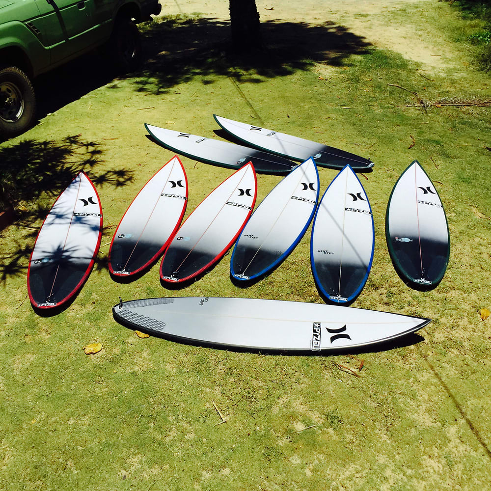 John John Florence's Tahiti Surfboards - Surfer