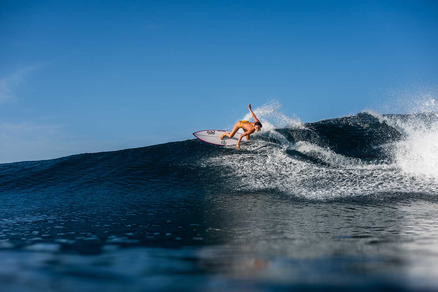 The main break in front of NIHI Rote is called Bo’a, a fast right-handed barrel that's plenty rippable. There are other waves on surrounding islands that are accessible by boat.