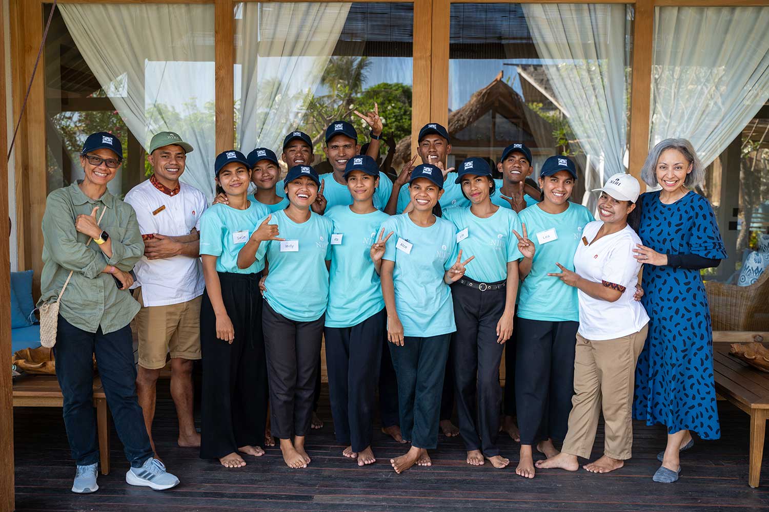 When guests first land on NIHI Rote they don't check in at the front desk like a normal resort. Instead they head to the Hospitality Academy, where NIHI’s purpose becomes immediately apparent. Driven by Michael Schwab and shaped in collaboration with President José Ramos-Horta, Nobel Peace Prize Laureate, the academy is the first of its kind in Indonesia.