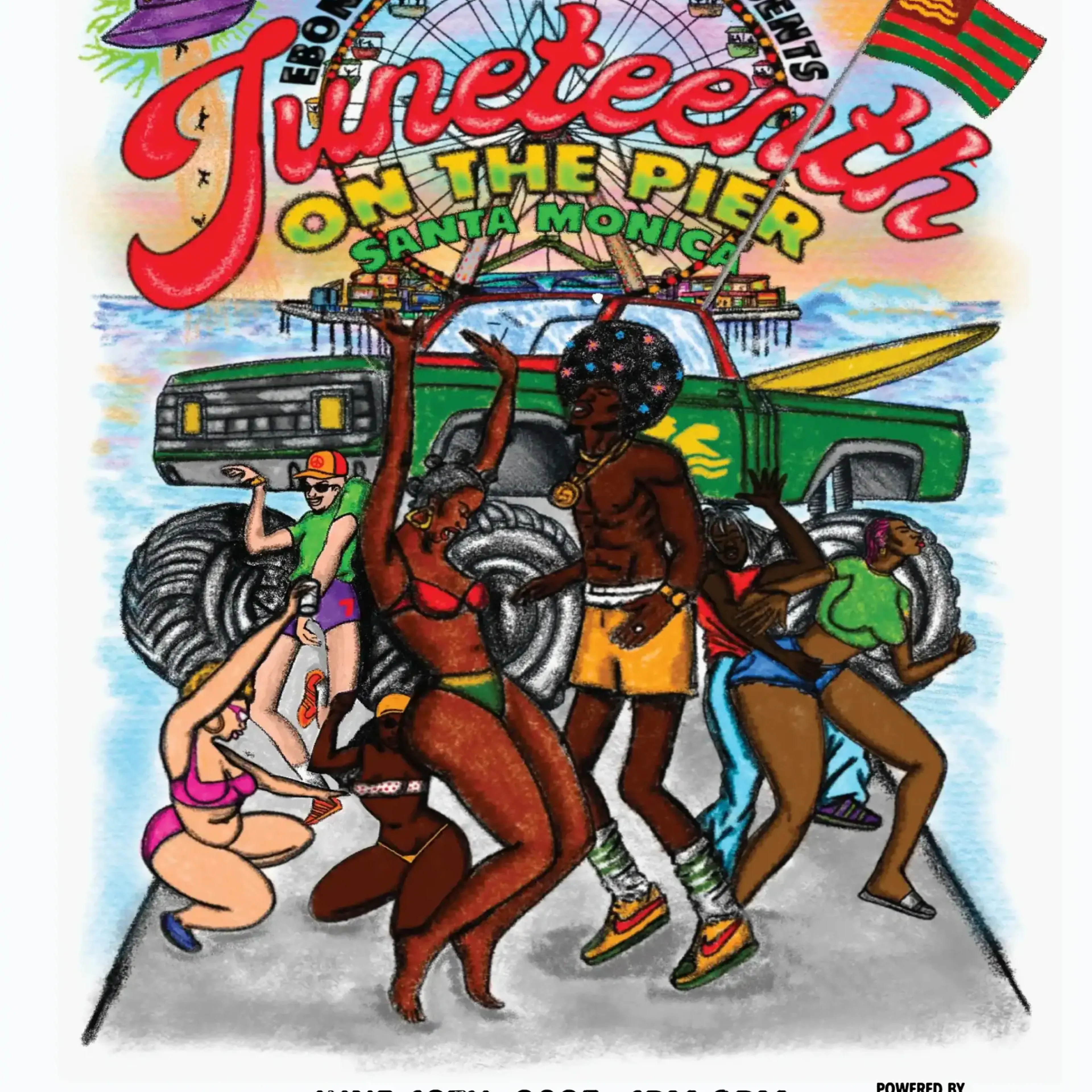 Juneteenth Surf Celebration At The Santa Monica Pier 