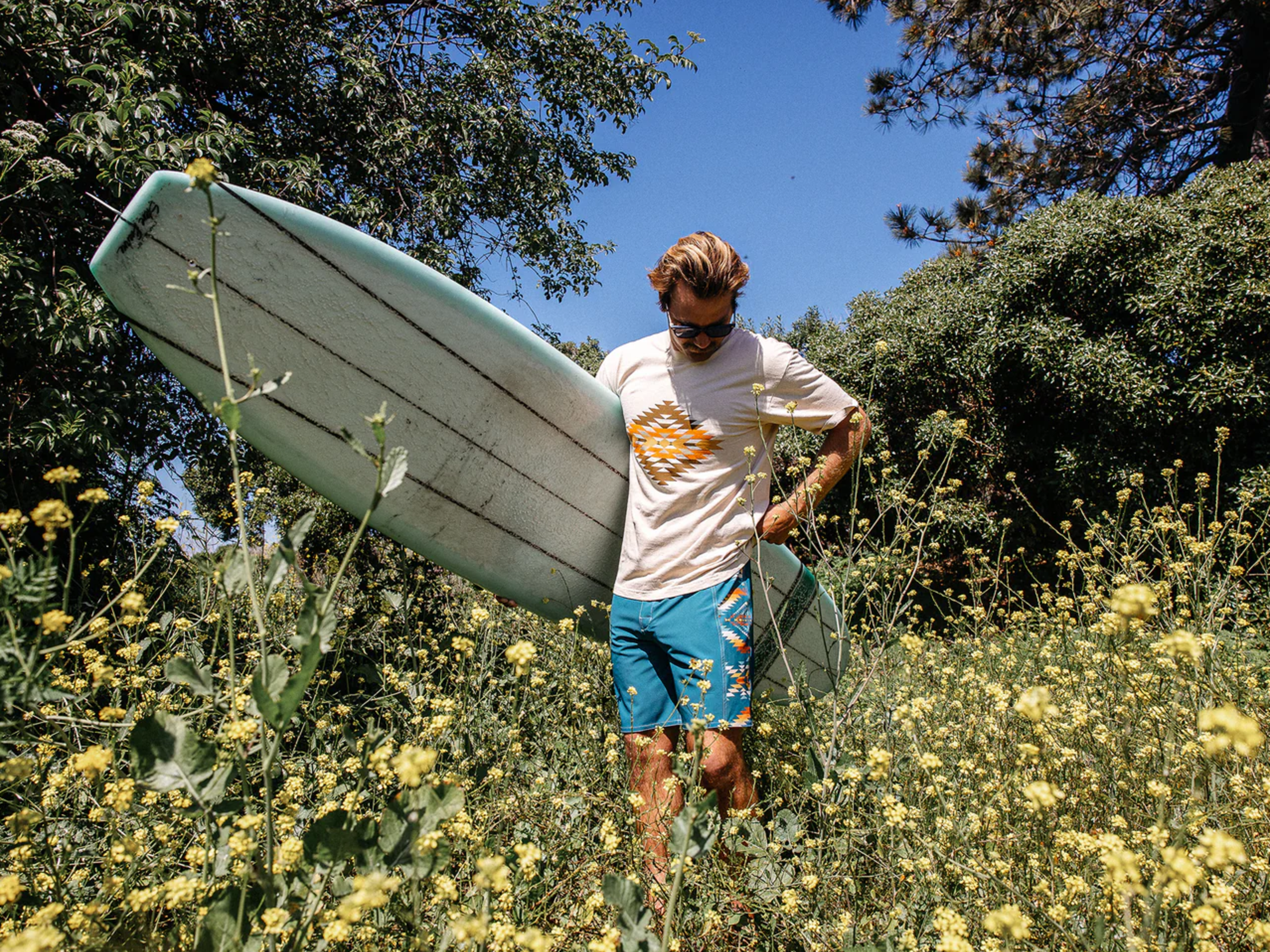 Pilgrim + Birdwell 310 Two Tone Board Shorts