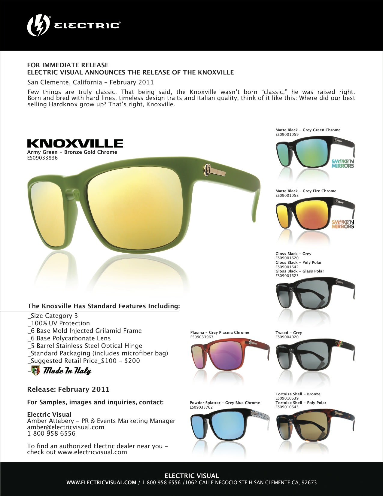 Electric visual sunglasses outlet