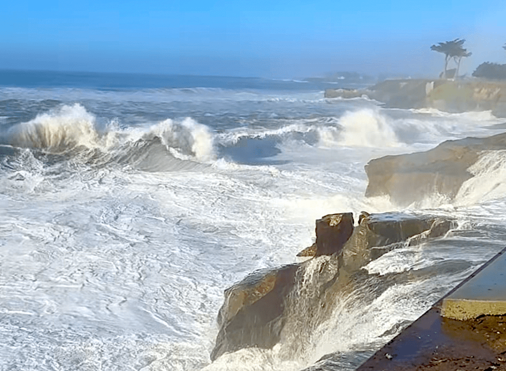 huge-swell-king-tides-cause-cliff-collapse-in-ca-video-surfer