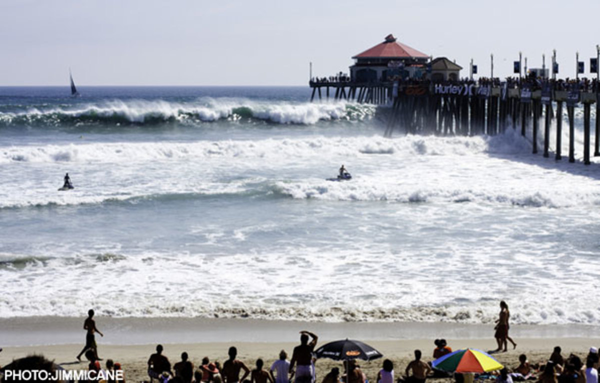 Nike Nssa Hb Surfer Magazine The South Side Of Hb Pier During 2009 Us Open